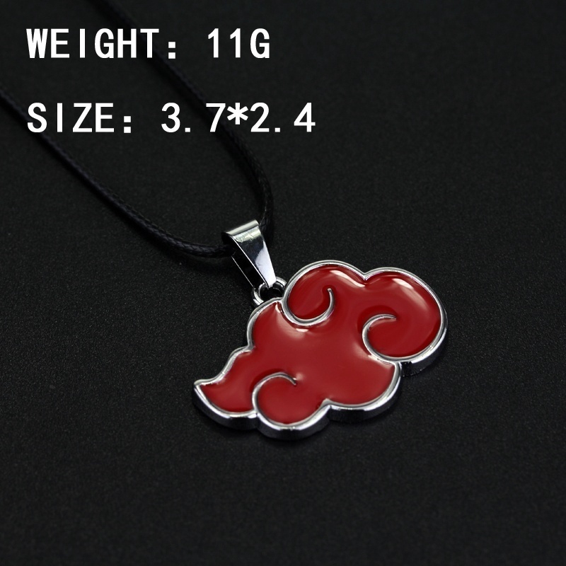 Naruto Akatsuki Đám Mây đỏ Vòng Cổ Anime Mặt Dây Chuyền Dây Chuyền Dây Chuyền Hợp Kim Kim Loại Dây Chuyền Uchiha Itachi Đồ Trang Sức Hoạt Hình