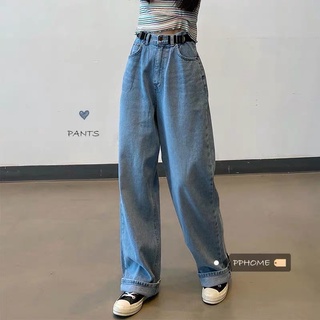 | QUẦN JEANS CÀI KHUY RỘNG CÁ TÍNH ULZZANG FREESIZE