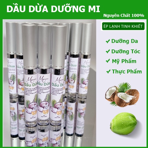 Dưỡng mi Dầu Dừa - mascara dầu dừa nguyên chất giúp mi dài và dày hơn