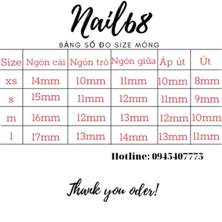 NailBox thiết kế chamr (móng giả thiết kế)