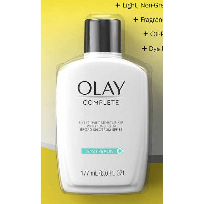 Kem dưỡng ẩm Olay Complete Sensitive Plus Moisturizer SPF 15, 177ml (tách set)