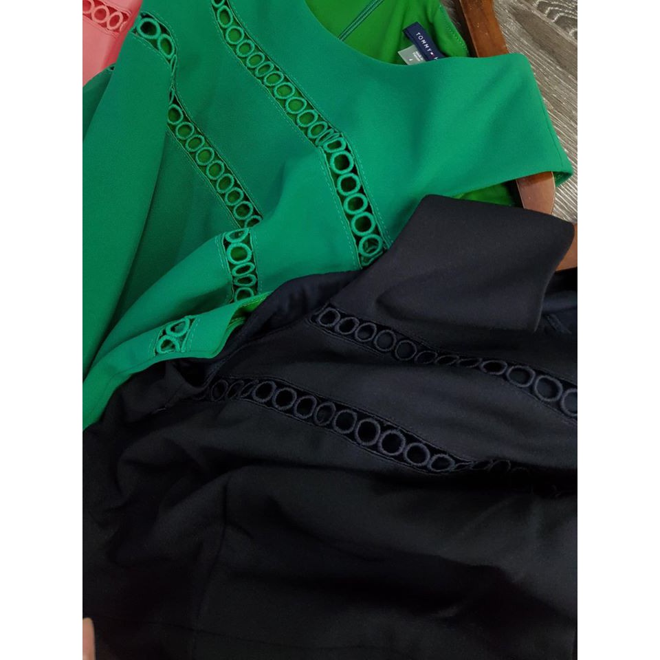 Bộ Jumpsuit 3 màu phối viền ren - hàng dư xịn