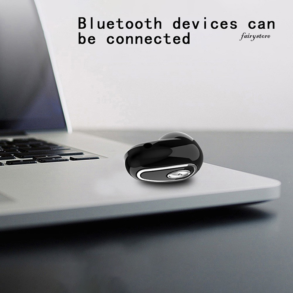 Fs Tai Nghe Nhét Tai Bluetooth 4.1 Không Dây Có Micro Âm Thanh Sống Động