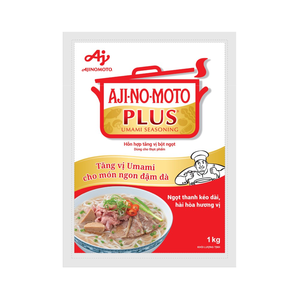 Hỗn hợp tăng vị bột ngọt AJI-NO-MOTO PLUS 1kg/gói