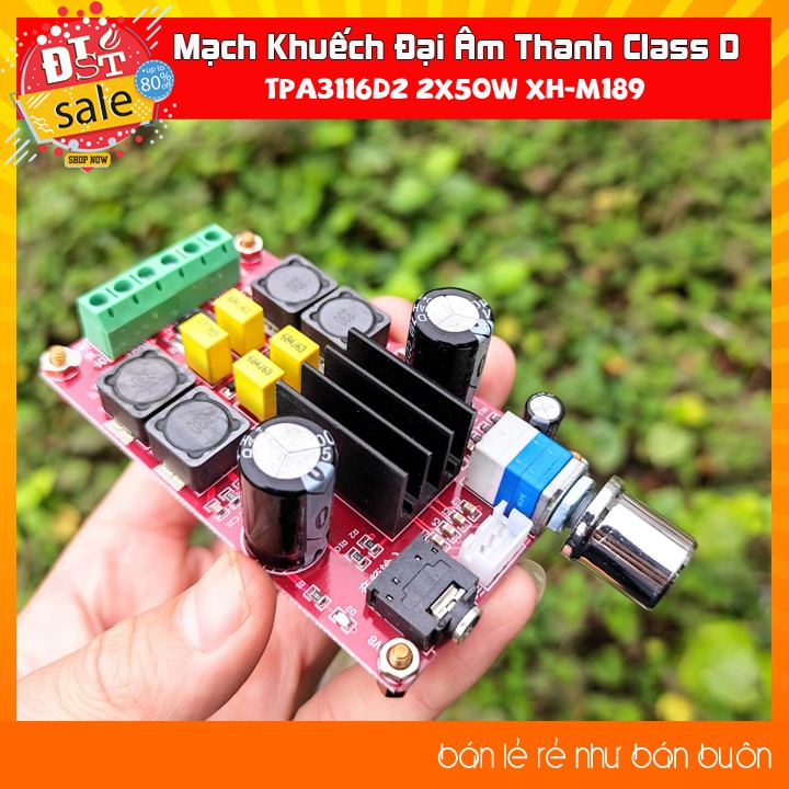 Mạch Khuếch Đại Âm Thanh Class D TPA3116D2 2x50W XH-M189