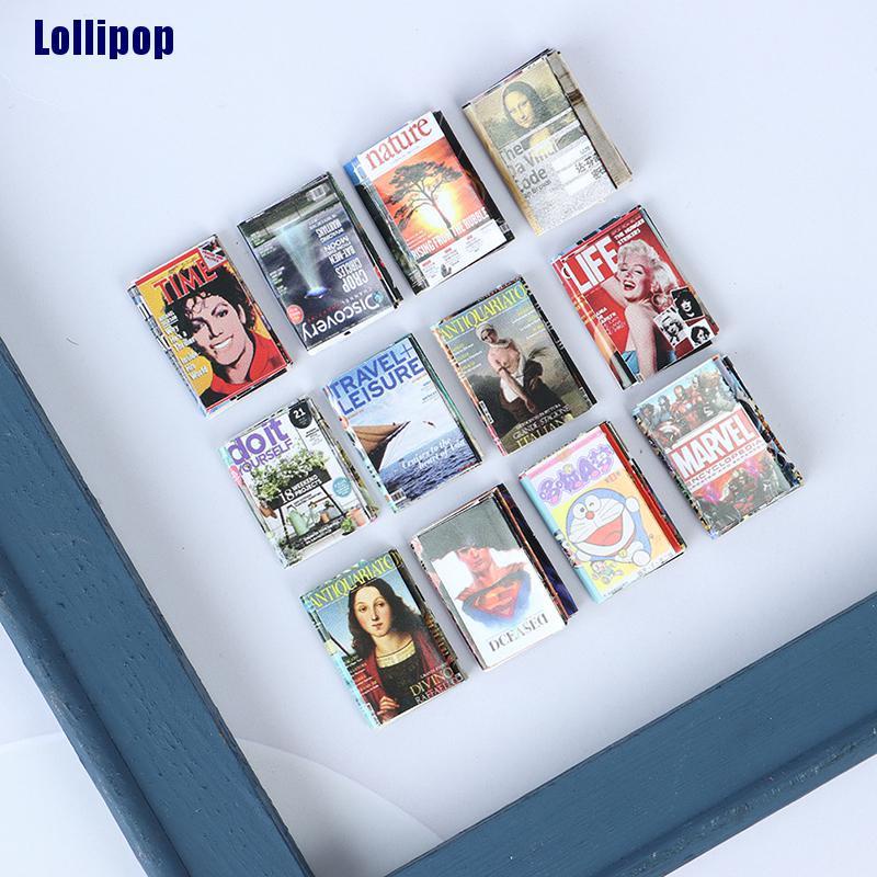 12 Mô hình truyện tranh dùng trang trí nhà búp bê độc đáo