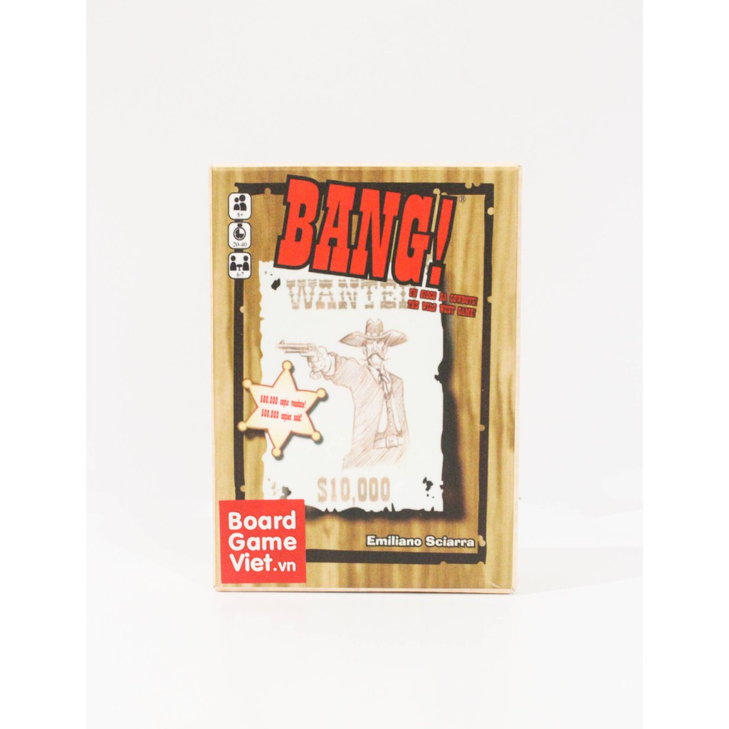 BANG! : phiên bản Cơ Bản Board Game - Cuộc đấu súng miền viễn tây