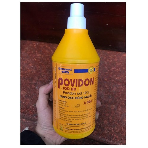 Cồn vàng/ Cồn iod Povidone Iodine 10%