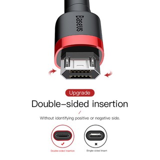 Cáp sạc micro USB, cáp sạc nhanh Baseus Cafule Micro USB (2.4A, Quick charge 3.0)