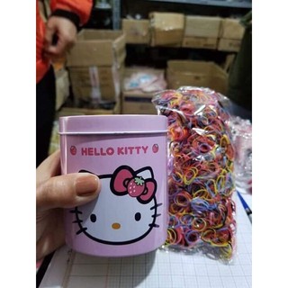 HỘP 2000 CHUN BUỘC TÓC HELLO KITTY