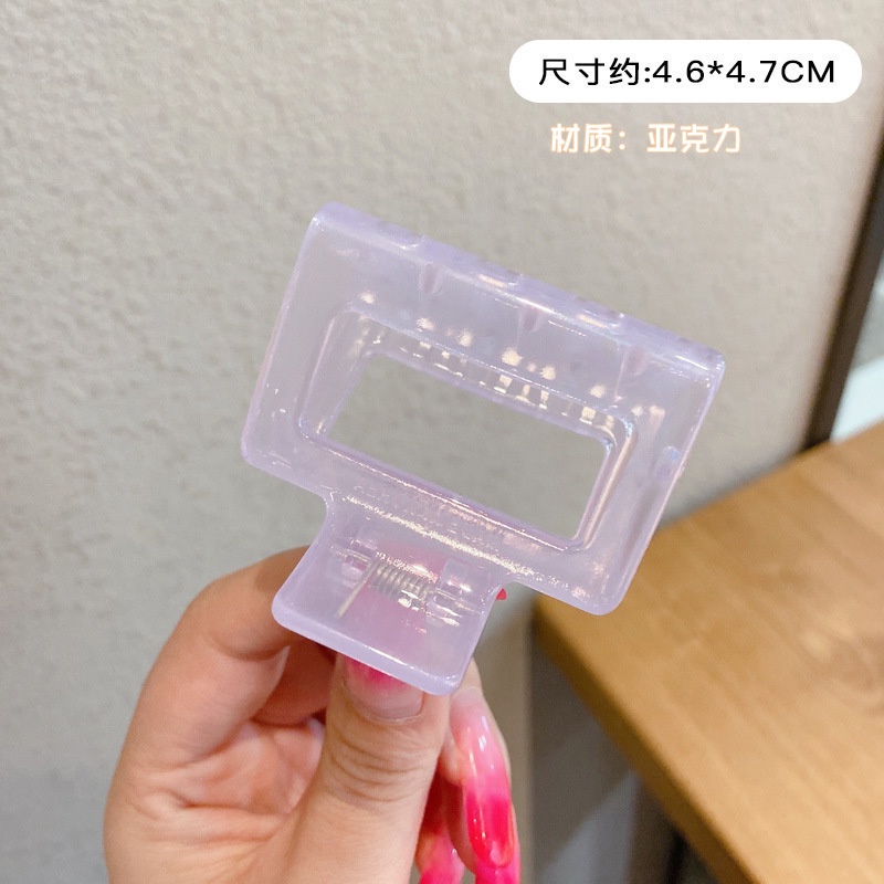 Kẹp Tóc Nhỏ Hình Vuông Phong Cách Retro Hàn Quốc