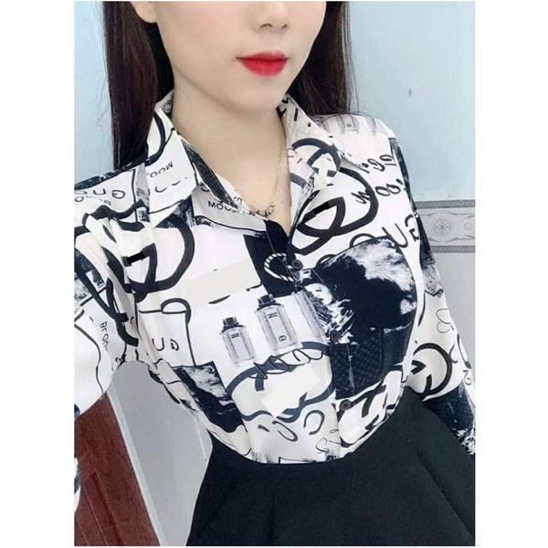 [Ảnh thật] Áo sơ mi lụa nữ 5d GC cao cấp đủ size 40-75kg KP FASHION
