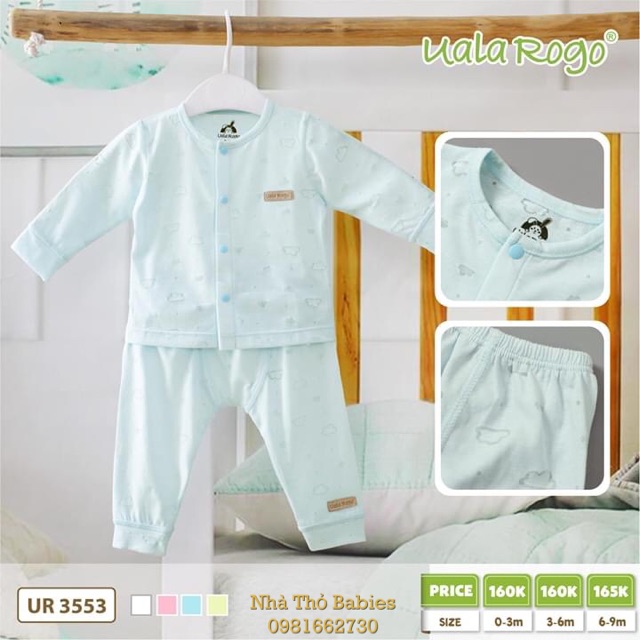 Bộ sơ sinh cài giữa 3553_Ualarogo