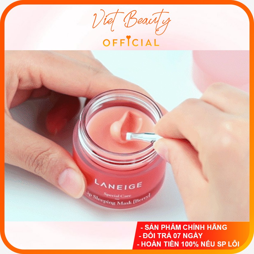 (❤️ SHOPEE TRỢ GIÁ  ❤️) Mặt nạ ngủ cho môi Laneige 20g Lip Sleeping Mask, Mặt nạ ngủ môi Laneige Berry hàn quốc