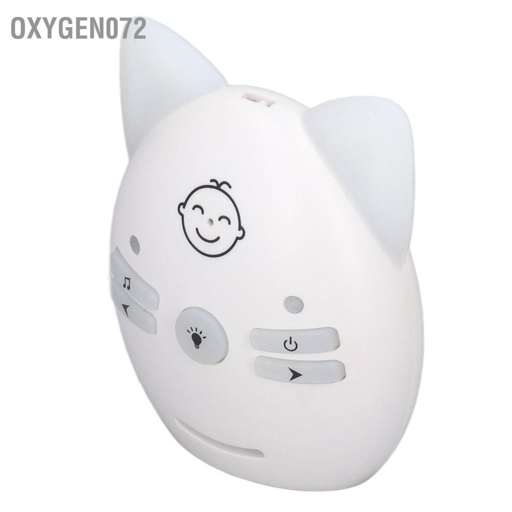 Oxygen072 Âm thanh không dây Màn hình trẻ sơ sinh Chống nhiễu Chất lượng âm Rõ ràng cho Bé 100‑240V Đầu cắm EU