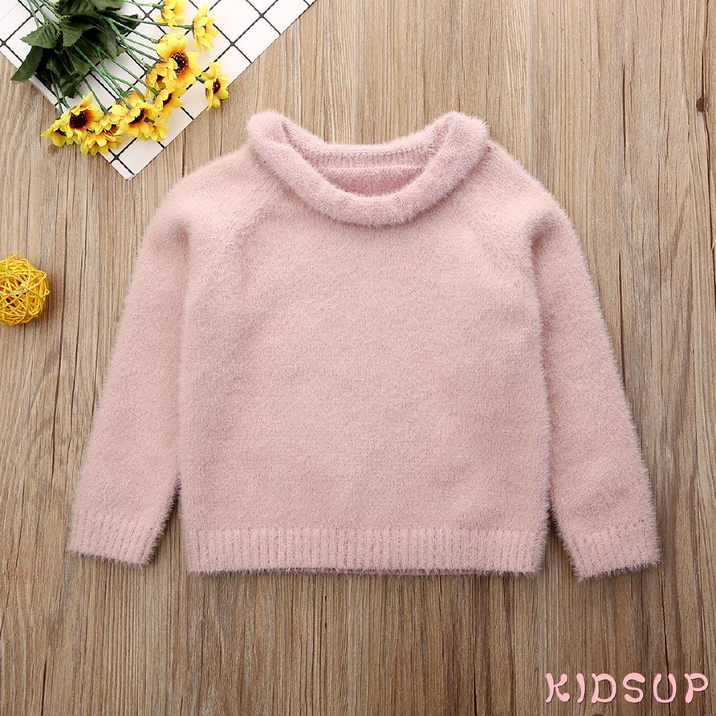 Áo Sweater Dệt Kim Cho Bé Gái