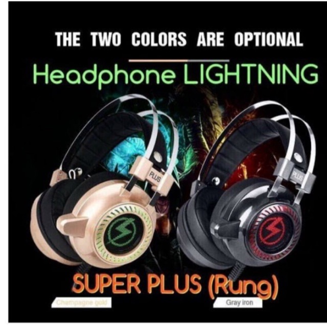 Tai nghe Lightning Super Plus Rung có led