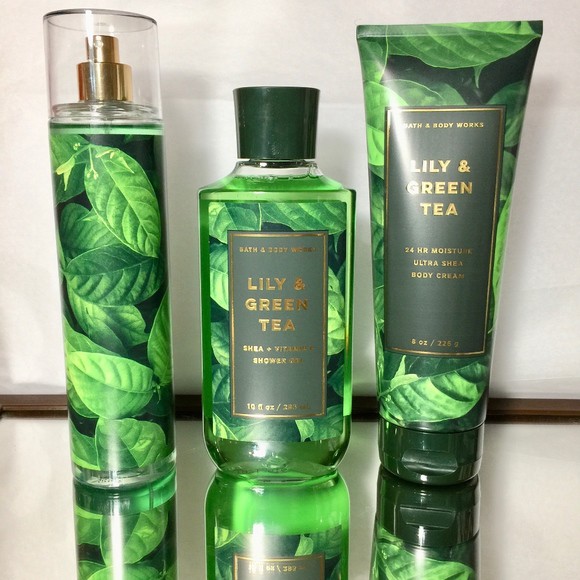 Xịt Thơm Toàn Thân Lưu Hương Mịn Da Bath &amp; Body Works - Lily &amp; Green Tea