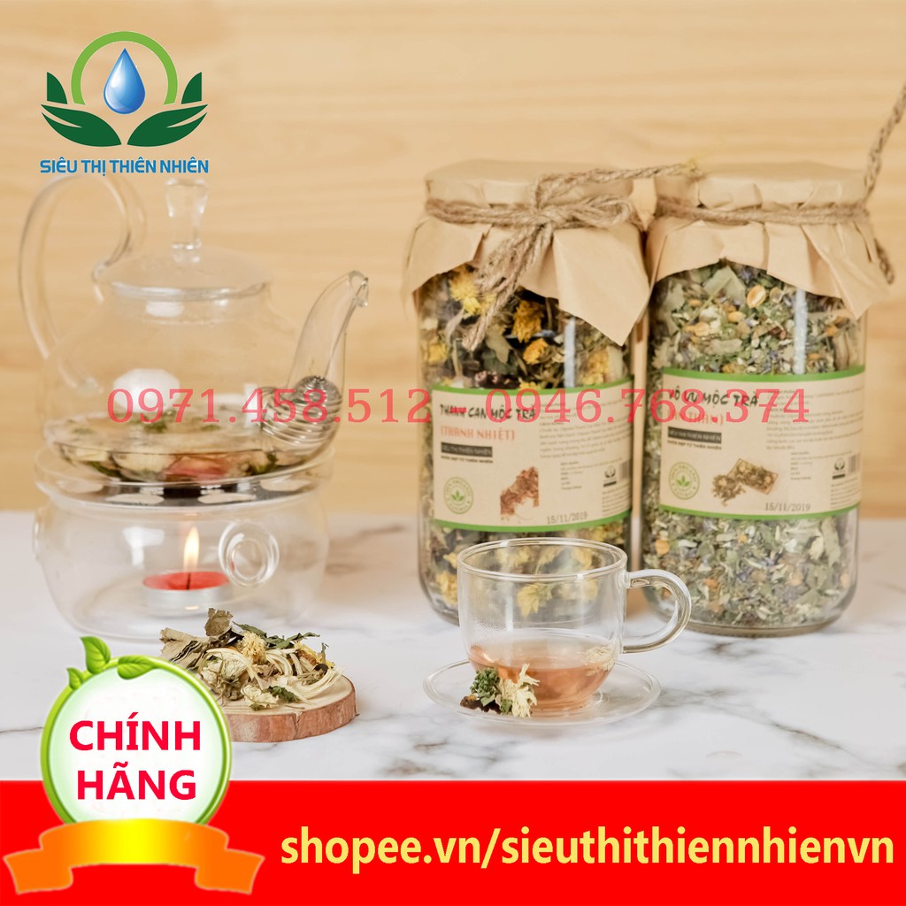Set quà 4: Vô Ưu Mộc Trà -Thanh Can Mộc Trà (An thần, thanh nhiệt), quà biếu tết, quà sức khỏe, món quà thiên nhiên | BigBuy360 - bigbuy360.vn