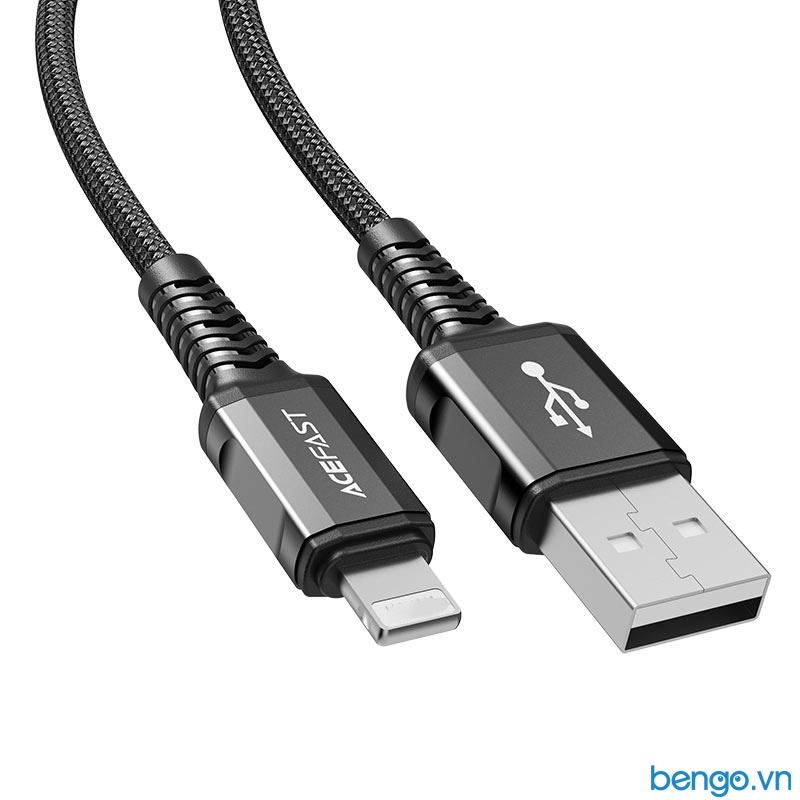 Cáp ACEFAST LN MFi Đầu Nối Hợp Kim Nhôm Dài 1.2m - C1-02