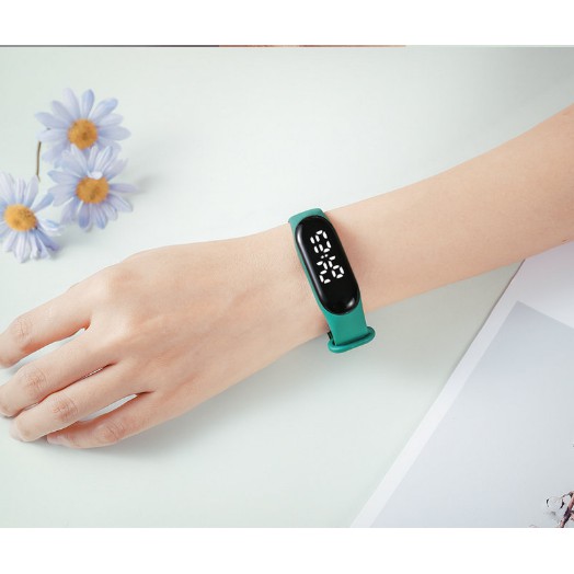 Đồng Hồ Điện Tử Kegllect Chống Thấm Nước Có Đèn LED Nhiều Màu Dành Cho Nam Và Nữ