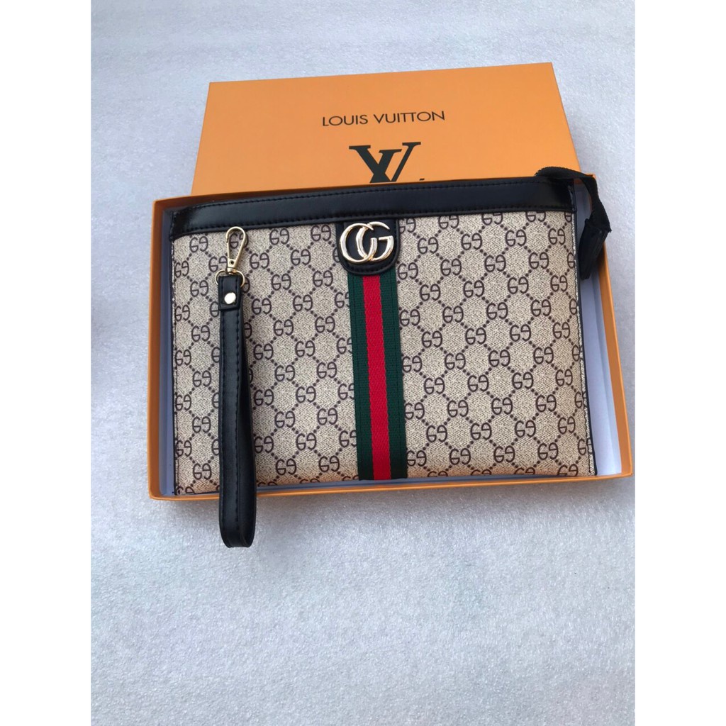 Ví cầm tay thời trang nam nữ unisex, mẫu mới 2020