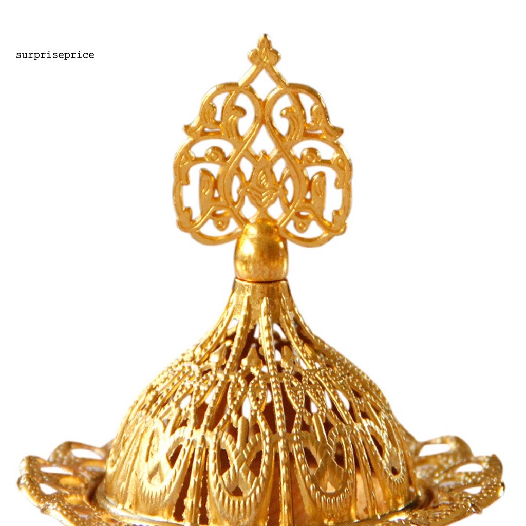 Đế đốt trầm hương bằng kim loại trang trí nhà cửa