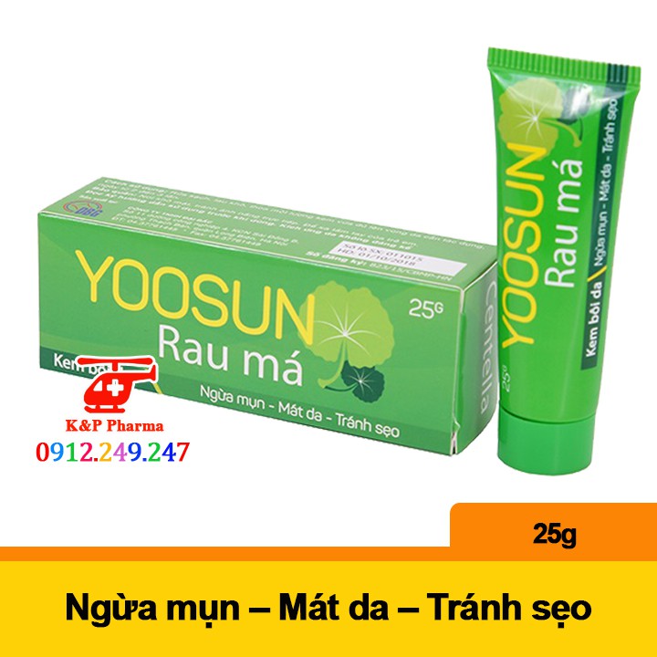 ✅ Kem ngừa mụn Yoosun Rau Má 25g