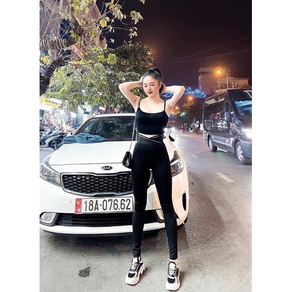 QUẦN LEGING CẠP CHÉO