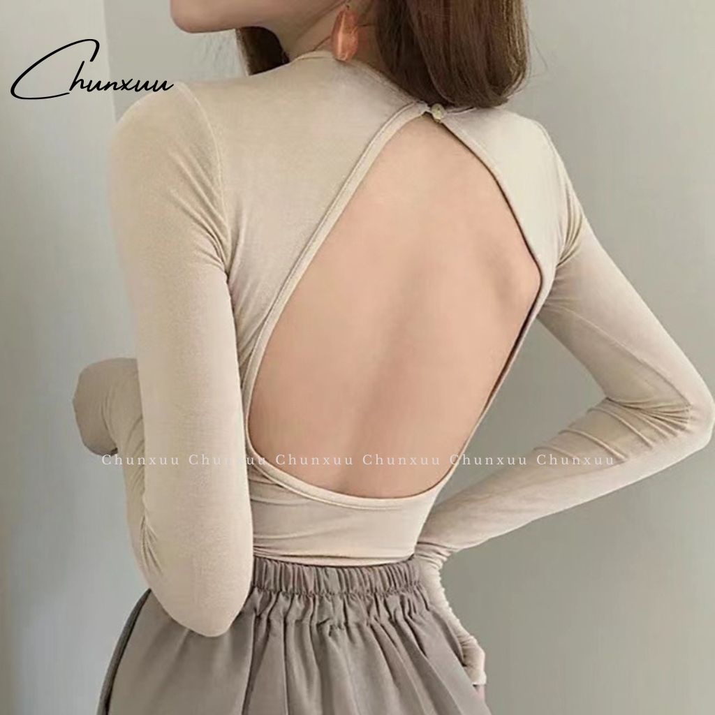Áo ngực nữ hở lưng có gọng đệm mỏng CHUNXUU, chất su lạnh mềm mát co dãn siêu nâng đẩy - AV41