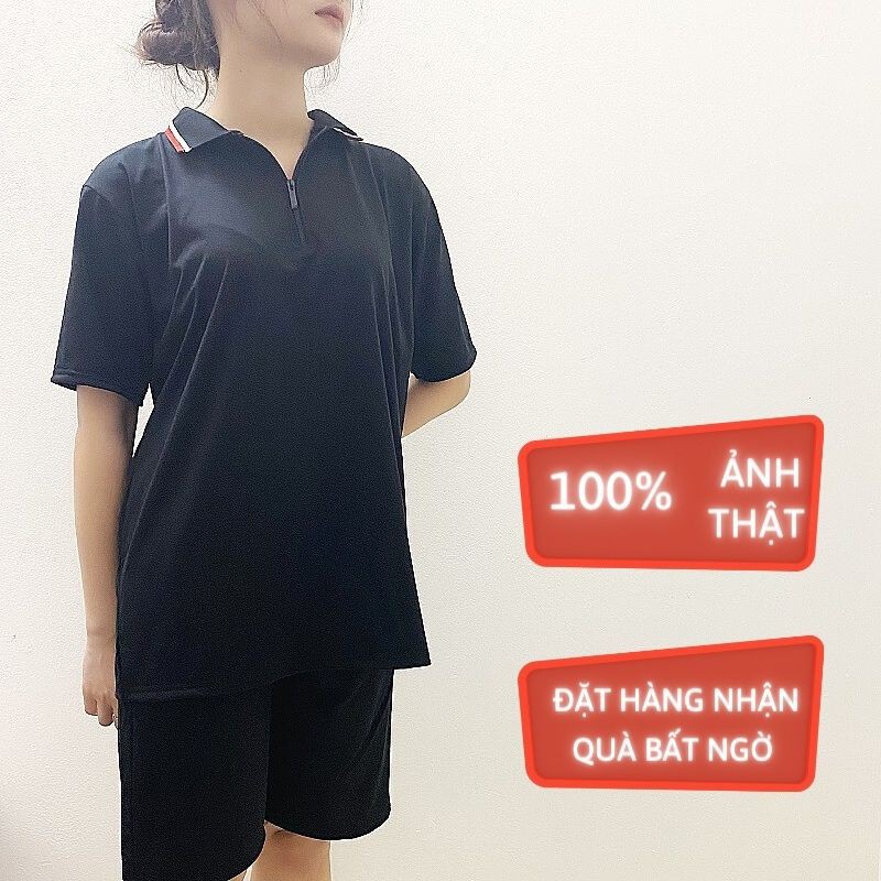 [Mẫu mới] Set áo polo thể thao unisex 💓 Freeship 💓 Áo thun cộc tay free size 2021