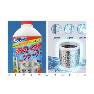 Chai nước tẩy lồng giặt 400ml