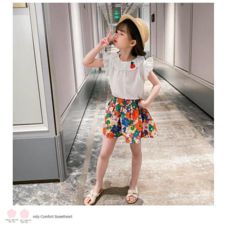 Đồ bộ thun bé gái ☑️  (3 - 12 tuổi)  ☑️ quần áo trẻ em mùa hè, quần áo trẻ em đi học đi chơi