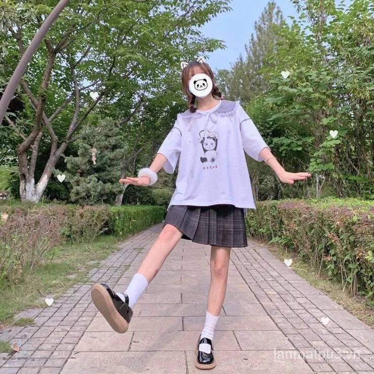 Giày Da Mũi Tròn Phong Cách Retro Nhật Bản Cho Nữ | BigBuy360 - bigbuy360.vn