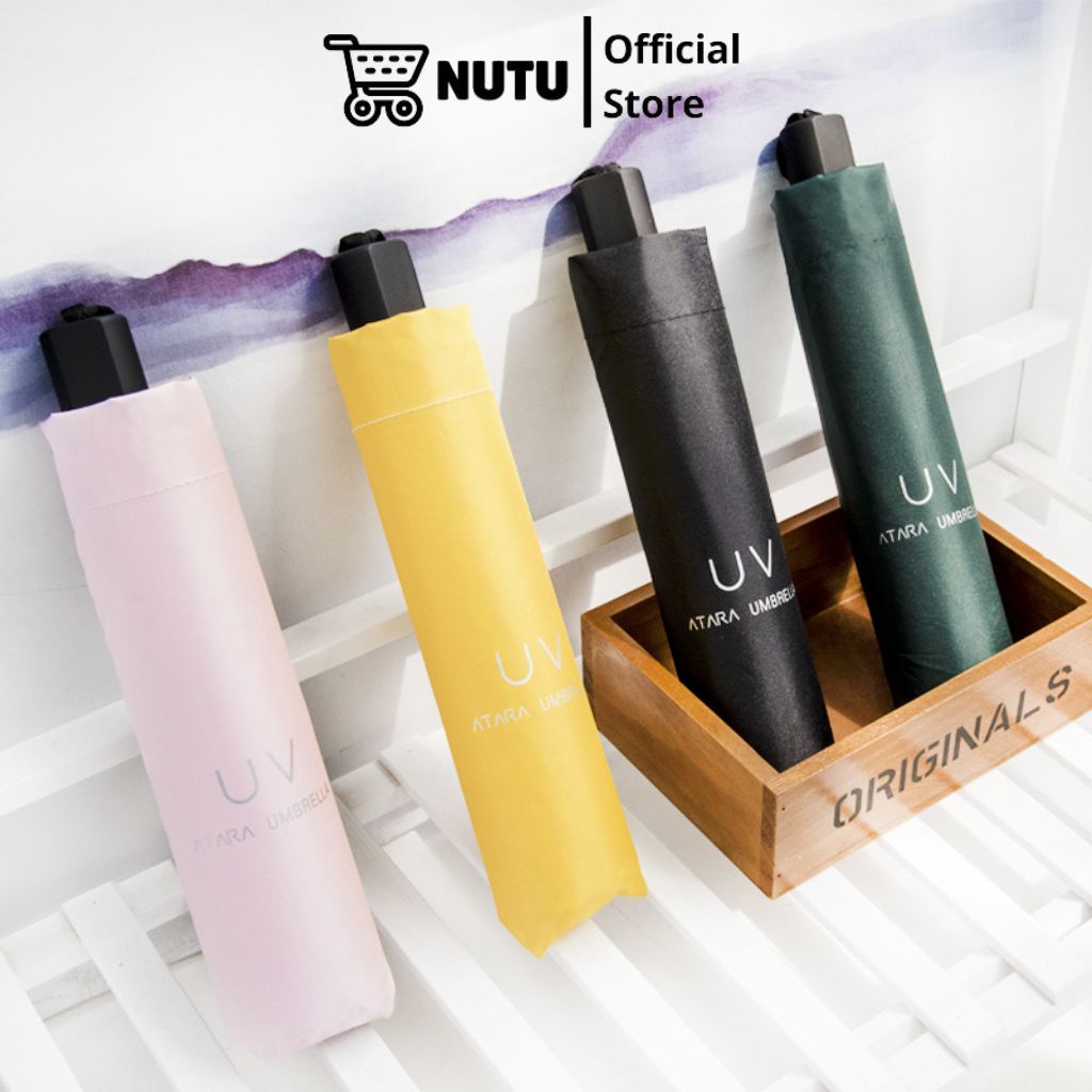 Ô Che Mua Nắng Gấp Gọn, Ô Dù Chống Tia Uv Nhỏ Gọn Mang Theo Dễ Dàng