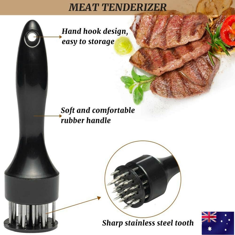 Dụng Cụ Dầm Thịt Nướng BBQ Bằng Thép Không Gỉ Kèm 21 Cây Kim