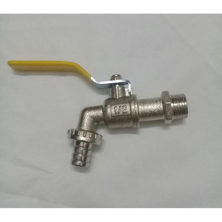 Vòi nước bằng đồng tay gạt ren 20mm tặng thêm 1 cuộn băng tan/ van nước bằng đồng