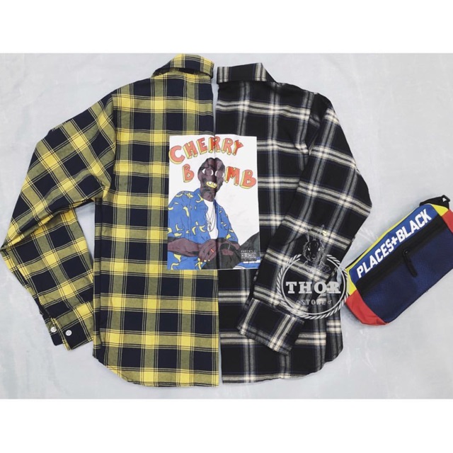 Áo Flannel sơ mi