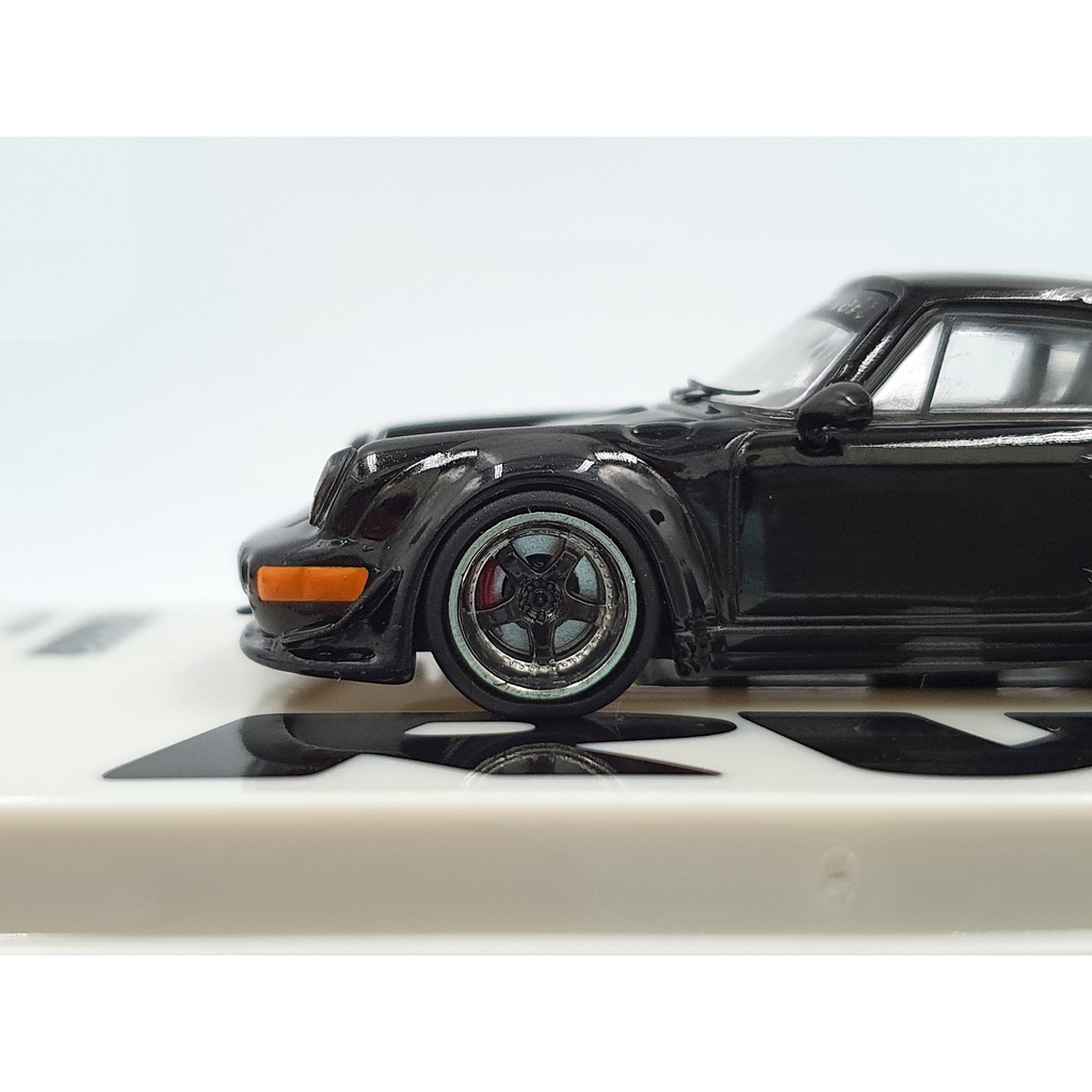 Xe Mô Hình Porsche RWB 964 1:64 Tarmac Works ( Đen )