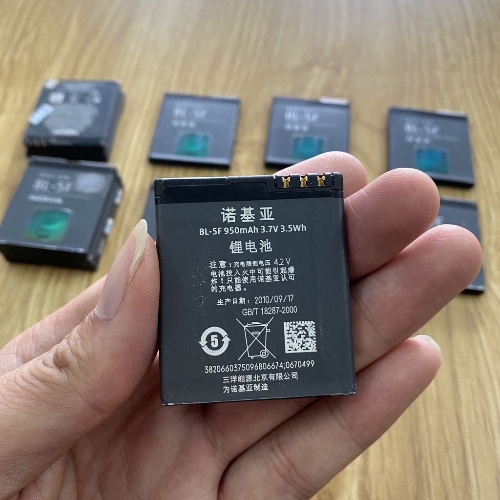 Pin Nokia BL-5F Zin cũ cho điện thoại Nokia N95 2GB / N93i / N93 / N96 / E65 / X5 / X5-01 / 6210 / C5-01 / 6290 / 6710