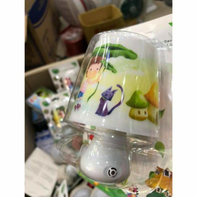 Đèn Ngủ Cảm Ứng hình Ô - Ánh Sáng Led