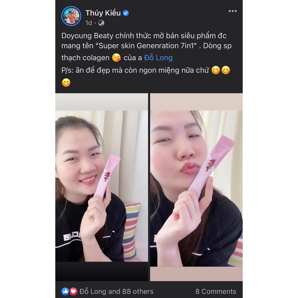 Thạch collagen DoYoung Beauty Super collagen skin generation 7 in 1