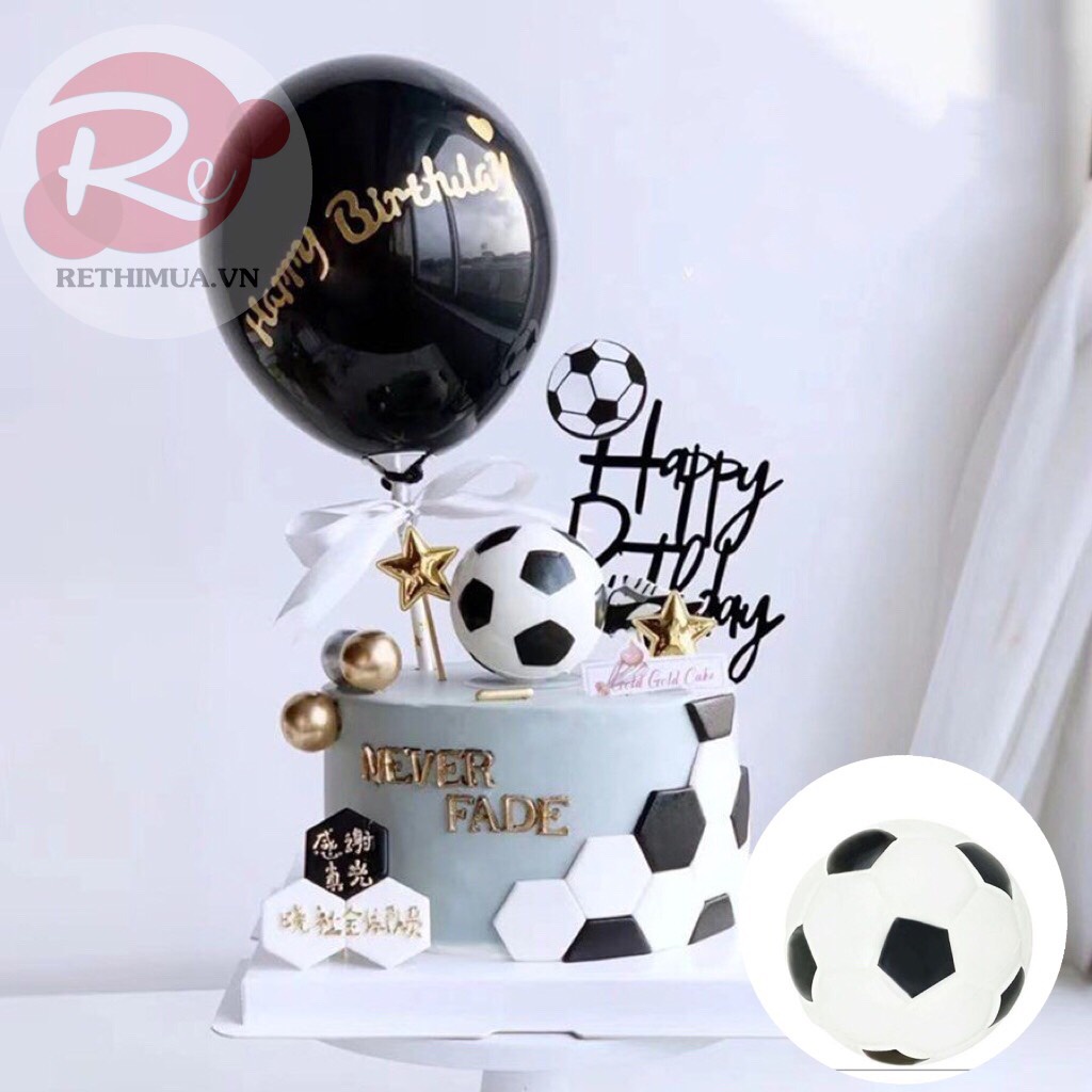 [SIÊU RẺ❤️] – Quả Bóng Đá - Trang trí bánh sinh nhật bánh kem
