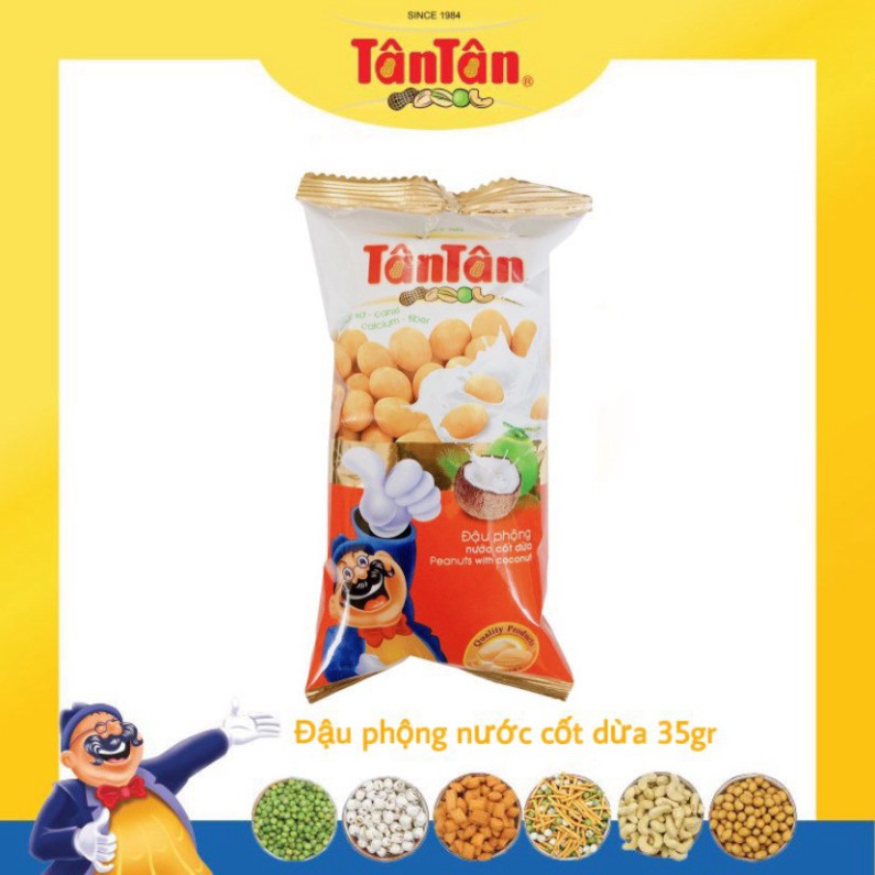 Combo 5 gói đậu phộng nước cốt dừa Tân Tân 35g