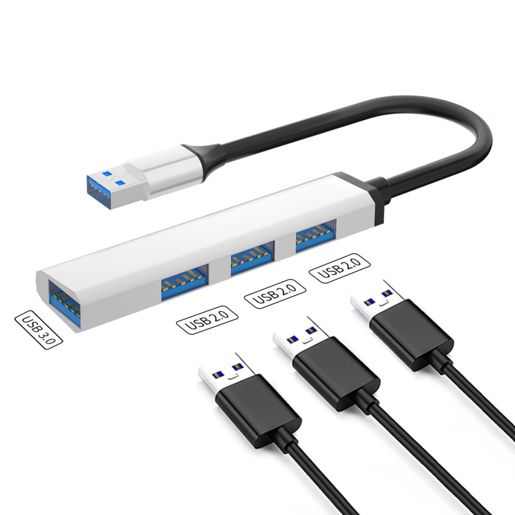 Hub Chia 4 Cổng USB Type C 3.0 3.1 OTG Cho HUAWEI Xiaomi Lenovo Macbook PC
