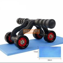 Con Lăn AB 4 Bánh Tập Cơ Bụng, Giảm Mỡ Tại Nhà