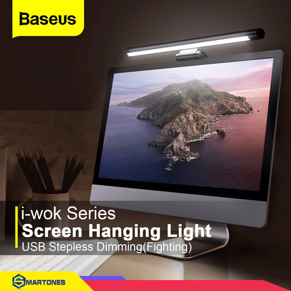 Đèn treo màn hình máy tính bảo vệ mắt Baseus i-Work Series pro 3 mầu ánh sáng