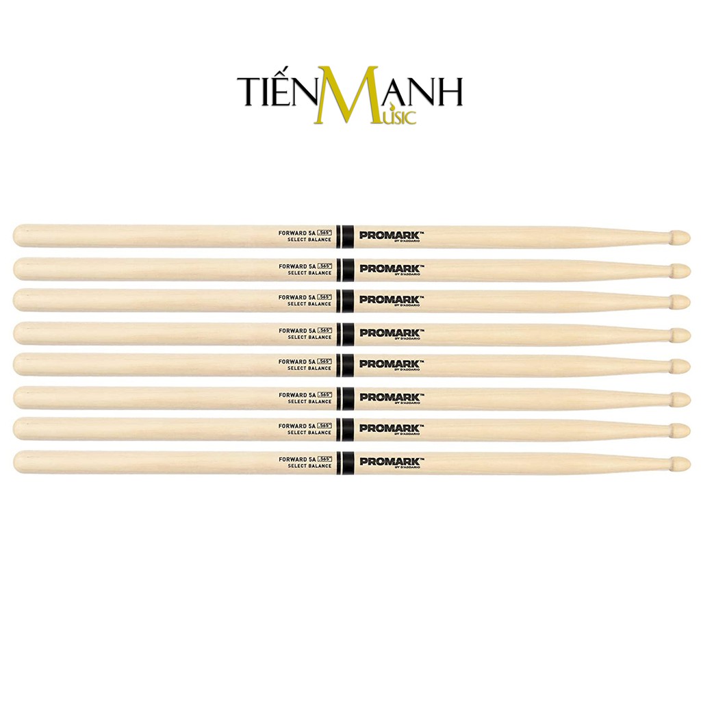 Dùi Trống D'Addario Promark Forward 5A - American Hickory Drumsticks (Cam kết 100% nhập khẩu bởi Tiến Mạnh Music)