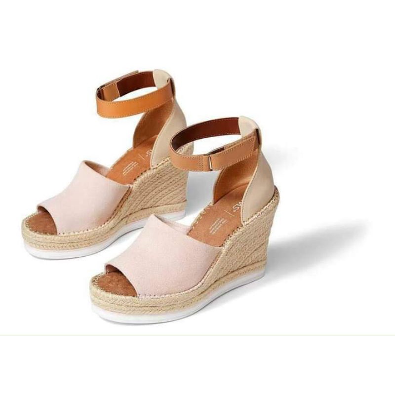 Giày quai hậu đế Xuồng Toms màu đen, kem dễ phối , giá rẻ cạnh tranh