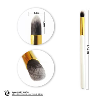 Bộ Cọ Mắt Cán Trắng Lông Đen 5C